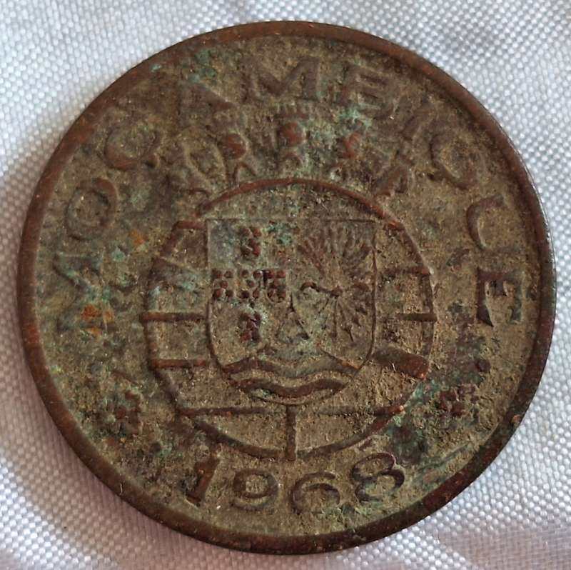 Mozambique 1968 1 Escudo Bronze