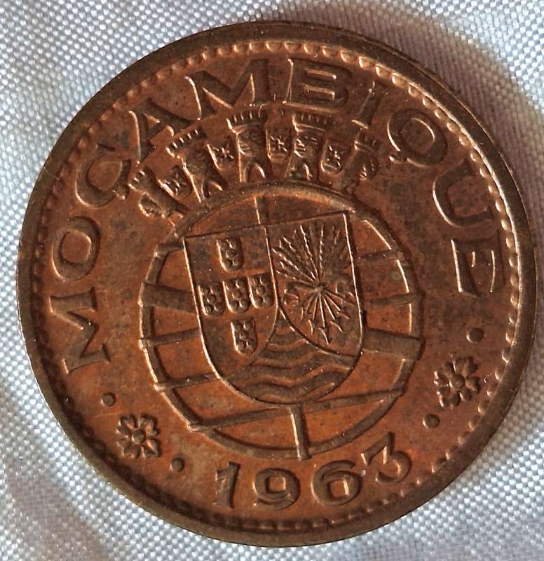 Mozambique 1963 1 Escudo Bronze