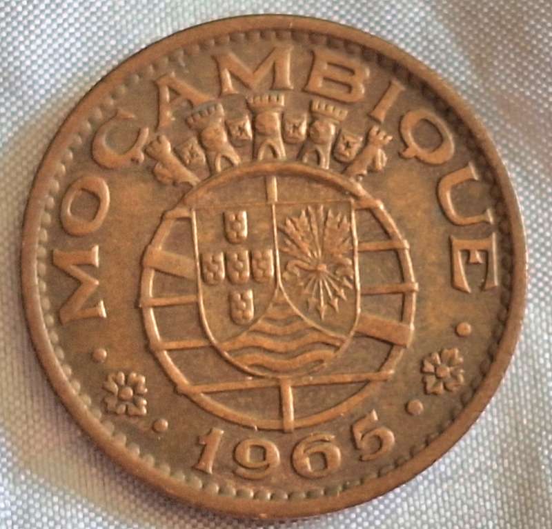Mozambique 1965 1 Escudo Bronze