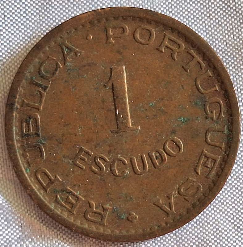 Mozambique 1965 1 Escudo Bronze