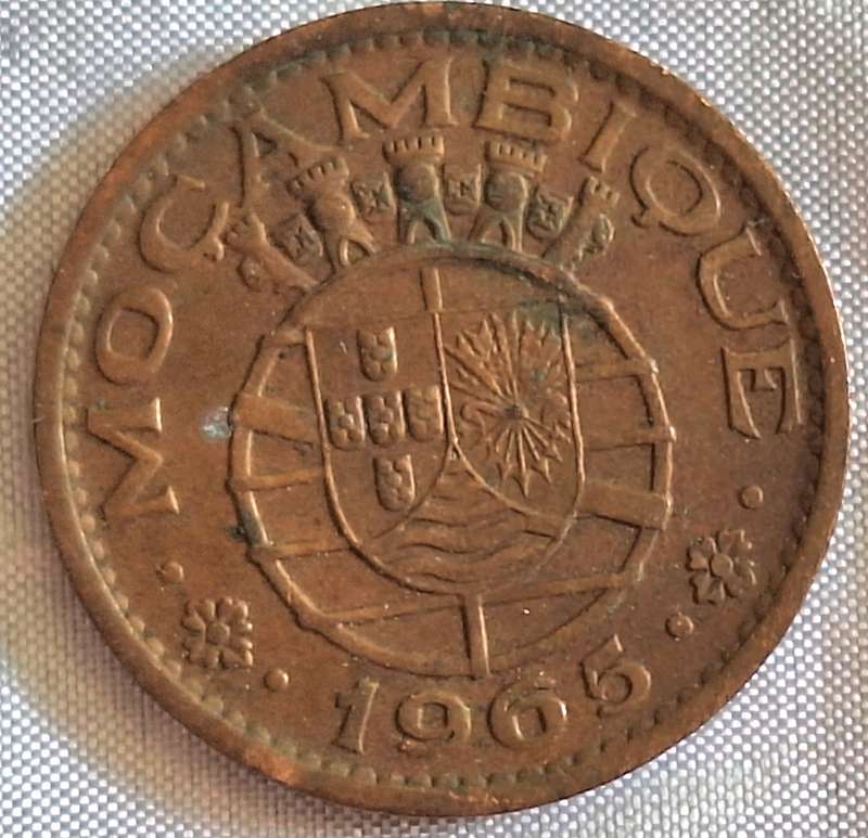 Mozambique 1965 1 Escudo Bronze