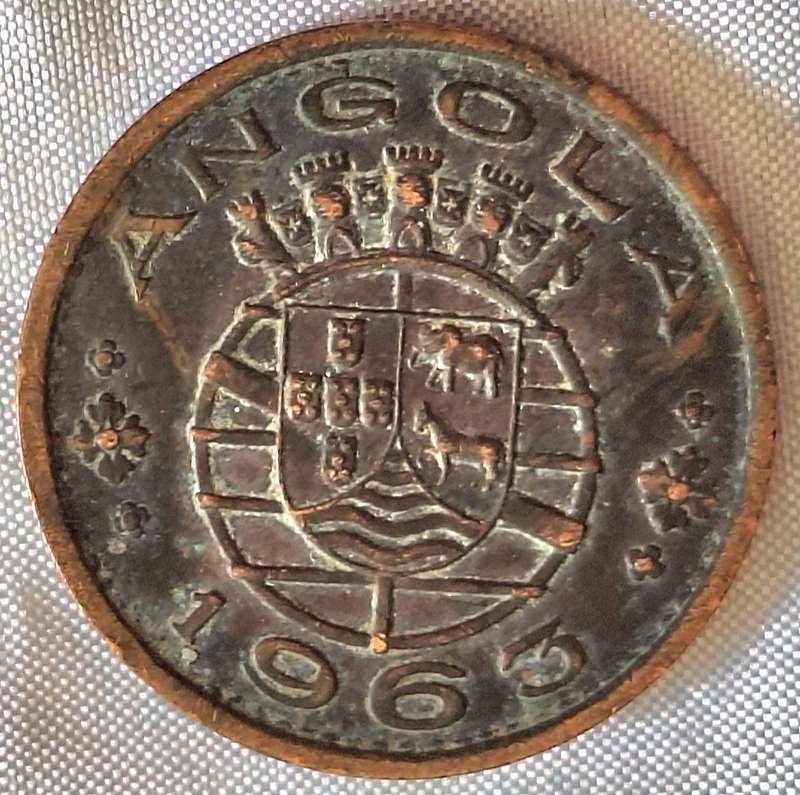 Angola 1963 1 Escudo Bronze