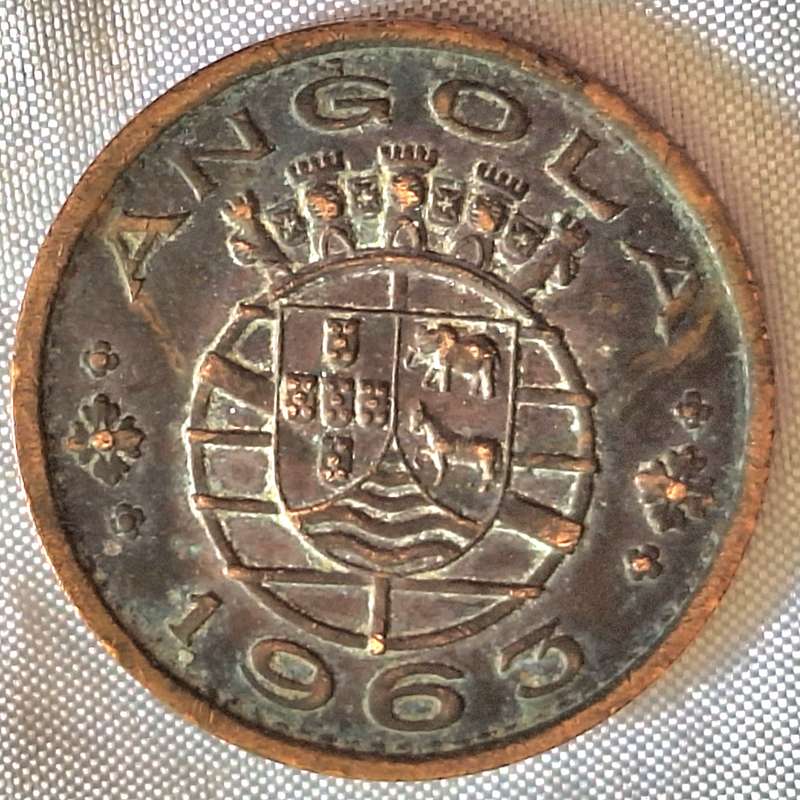 Angola 1963 1 Escudo Bronze