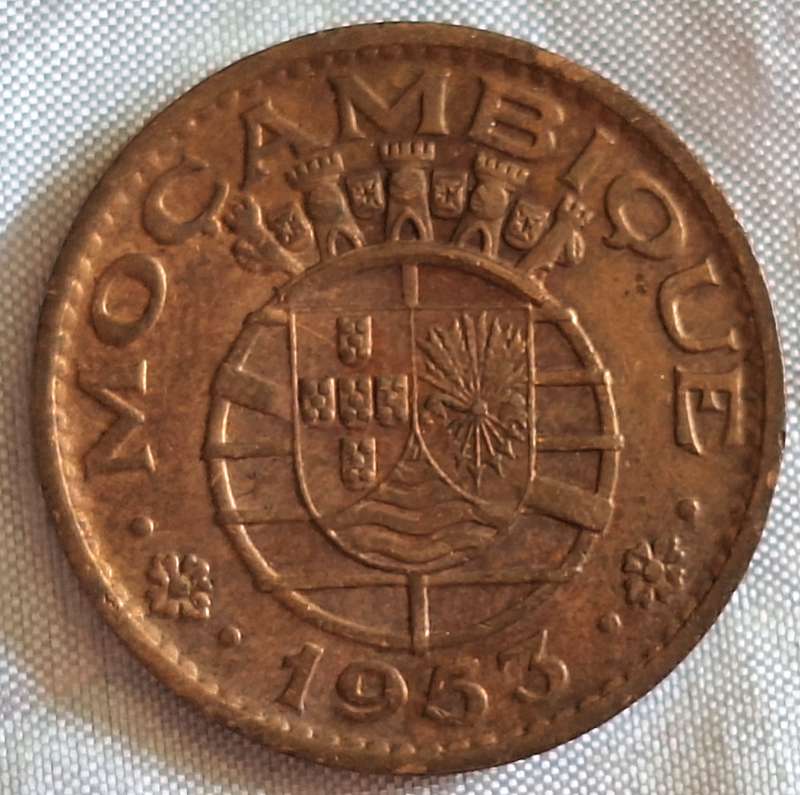 Mozambique 1953 1 Escudo Bronze