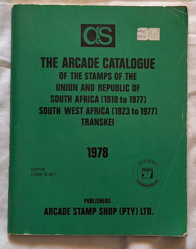 The Arcade Catalogue (Union and Republic of SA 1910-1977) Ed: Coen Slagt 1978 First Edition