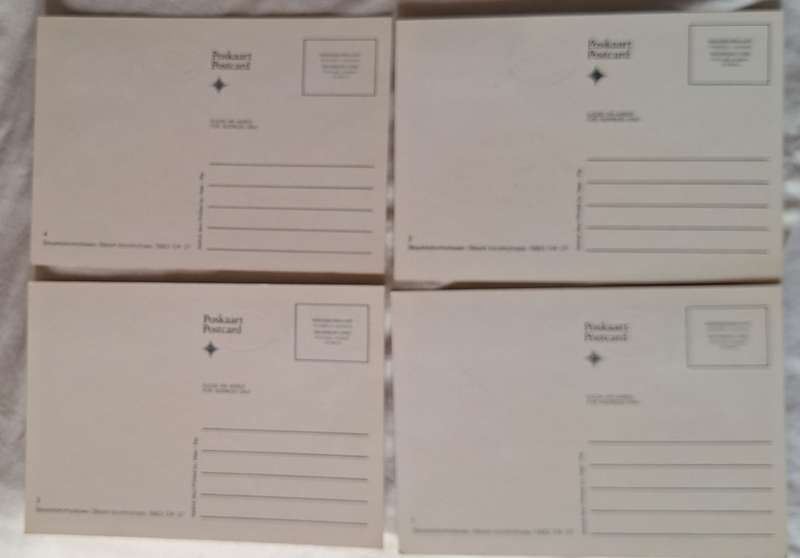 South Africa 1983 Steam Locomotives Set of 4 Maxi Cards