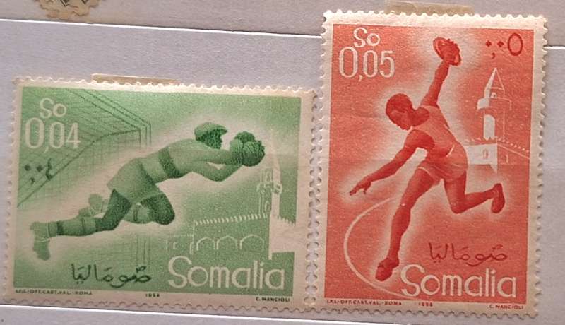 Somalia 1958 Sport 2 Unused Hinged stamps