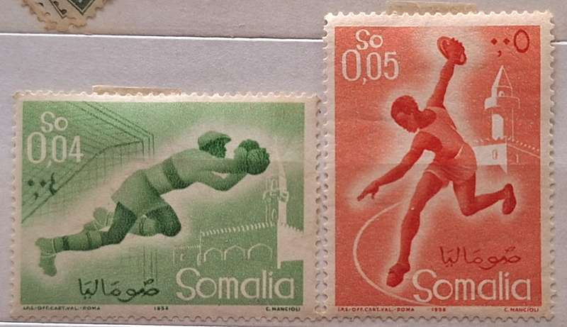 Somalia 1958 Sport 2 Unused Hinged stamps