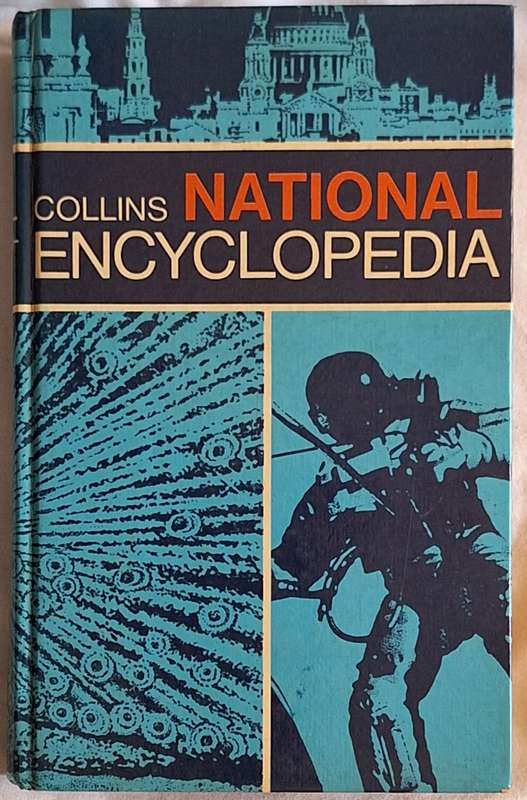 Collins National Encyclopedia Illustrated Hardcover Reprint 1975