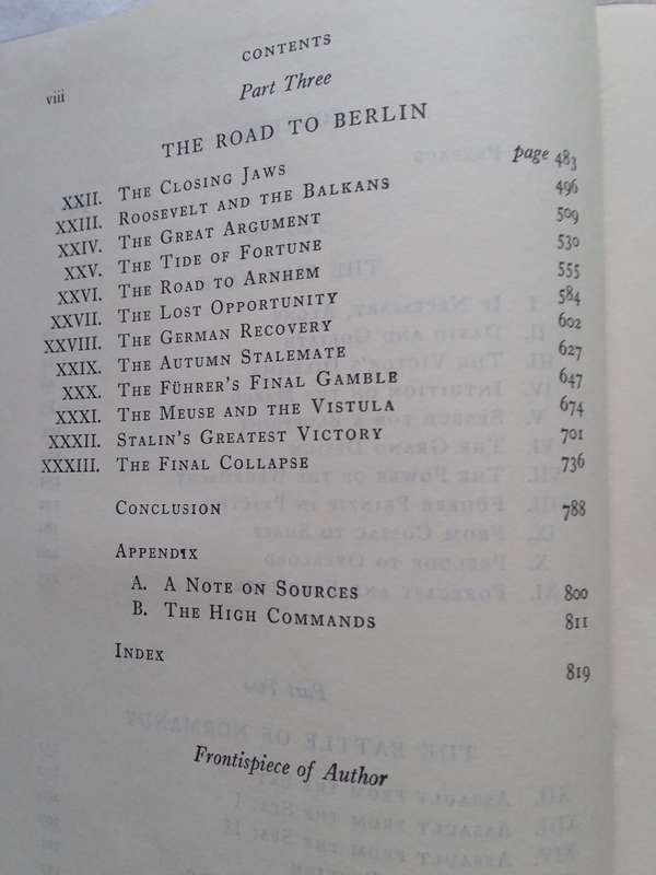 The Second World War: The Struggle For Europe by Chester Wilmot Hardcover 1956 Fifth Impression