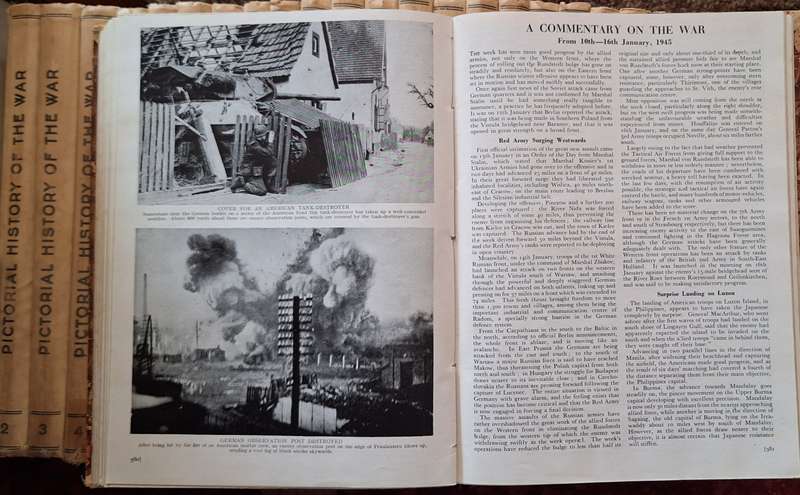 Hutchinson's Pictorial History of the War Bound in 23 Volumes