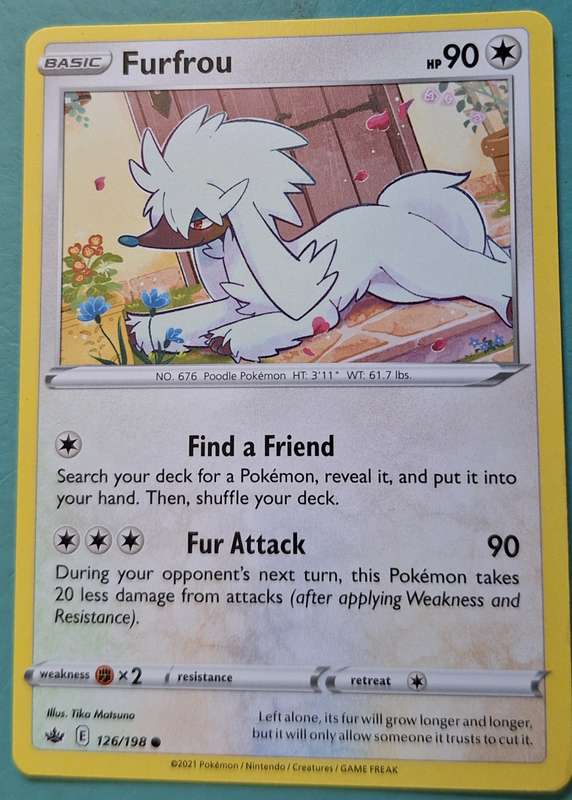 Nintendo 2021 Furfrou 126/198