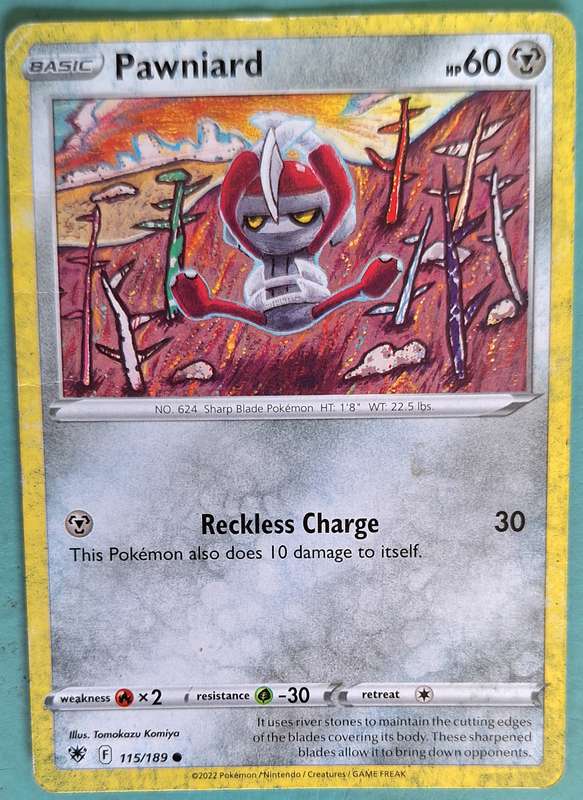 Pokemon 2022 115/189 Pawniard