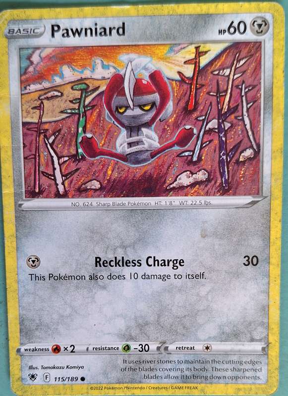 Pokemon 2022 115/189 Pawniard