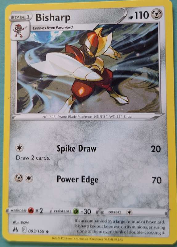 Pokemon 2023 093/159 Bisharp