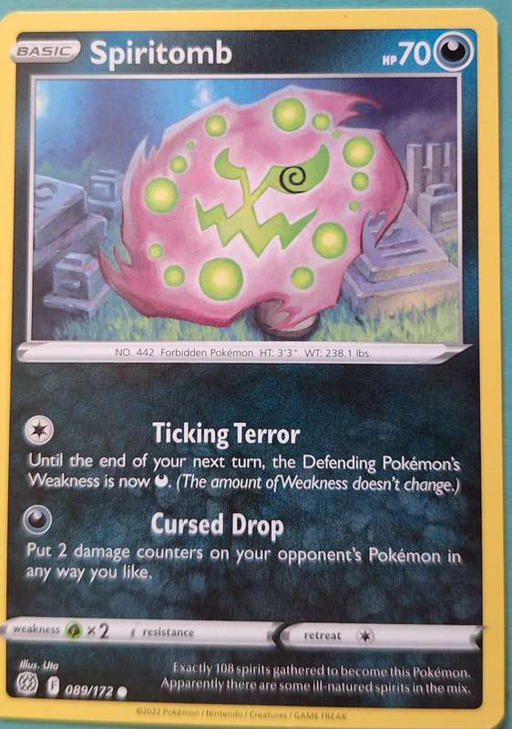 Pokemon 2022 089/172 Spiritomb