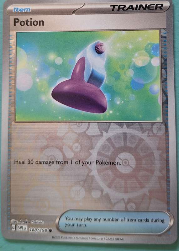 Pokemon 2023 188/198 Potion Reverse Holo