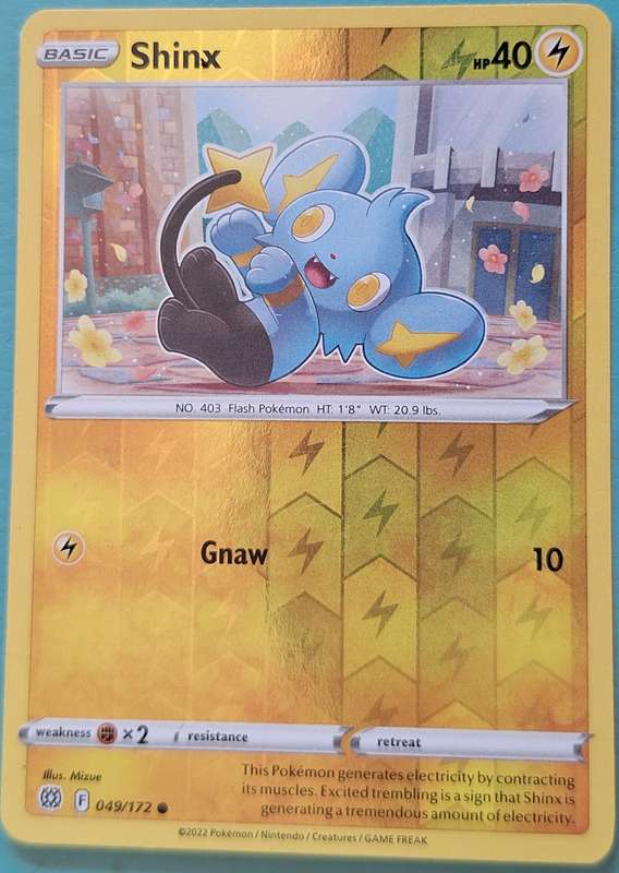 Pokemon 2022 049/172 Shinx Reverse Holo