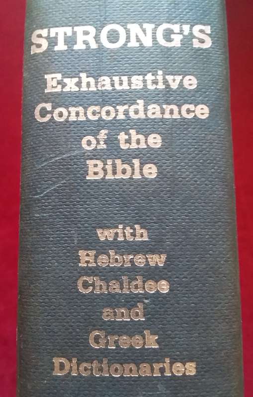 Strong's Exhaustive Concordance of the Bible Large Hardcover