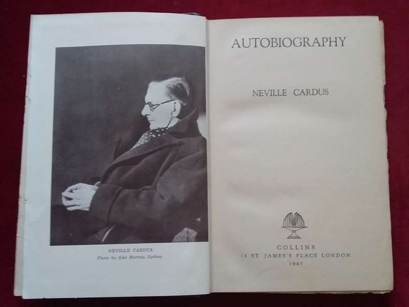 Autobiography by Neville Cardus Hardcover 1947