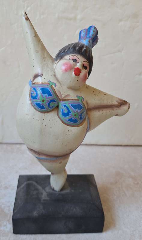 Wooden Ornament Ballerina