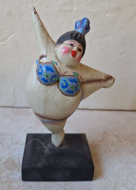 Wooden Ornament Ballerina