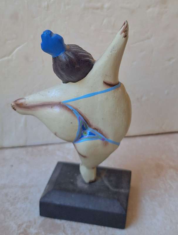 Wooden Ornament Ballerina