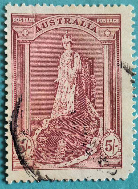 Australia 1938 5 shillings 1 Used stamp