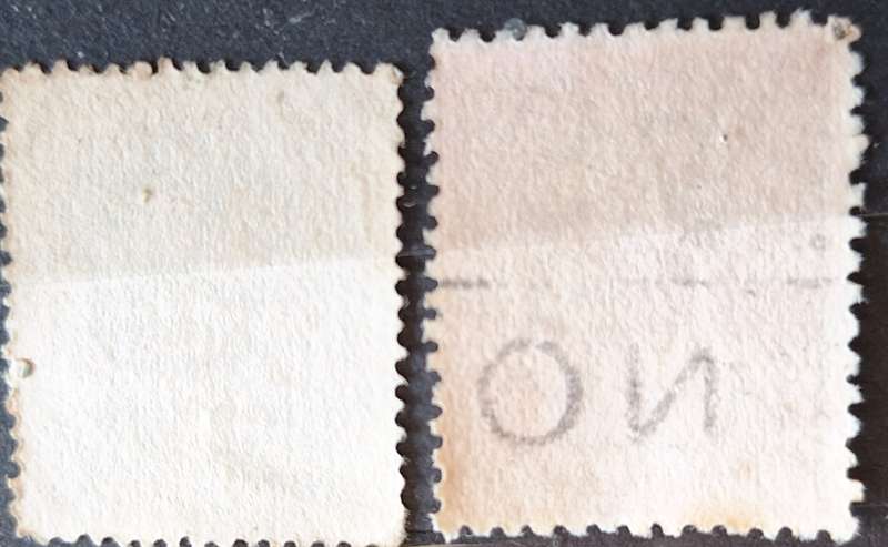 South Australia 1890's Queen Victoria One Penny x 2 Used stamps