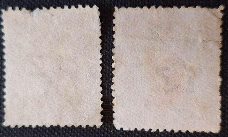 New Zealand 1901 and 1907 Penny Universal Zealandia 2 Used stamps