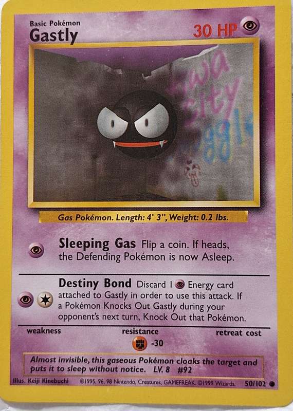Pokemon 50/102 Gastly