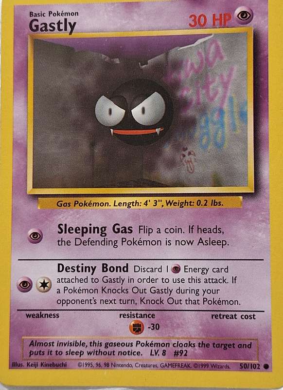 Pokemon 50/102 Gastly