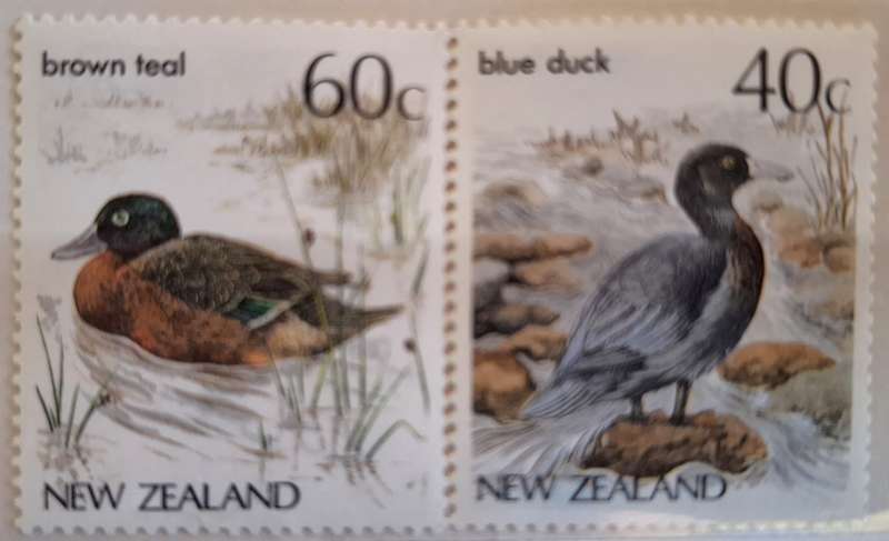 New Zealand 1987, 2 Feb Native Birds Set of 2 Mint stamps