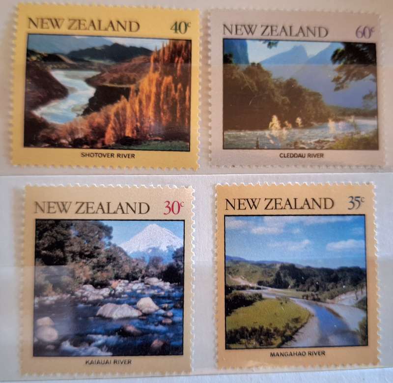 New Zealand 1981 Rivers Set of 4 Mint stamps