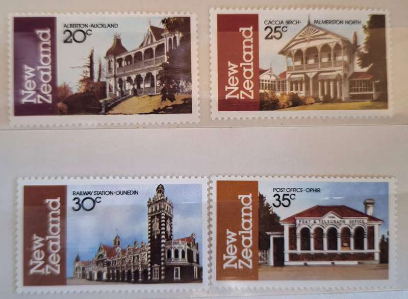 New Zealand 1982 Architecture Set of 4 Mint stamps