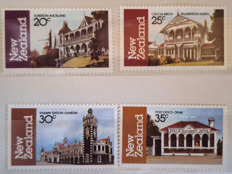 New Zealand 1982 Architecture Set of 4 Mint stamps