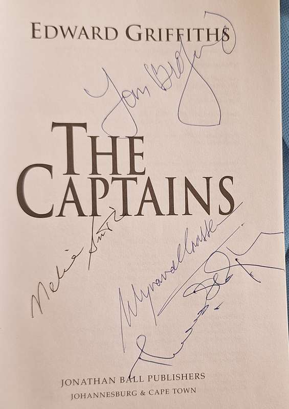 The Captains by Edward Griffiths Paperback with 7 Signatures