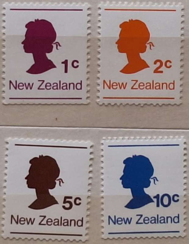 New Zealand 1978 Coil Stamps Set of 4 Mint stamps