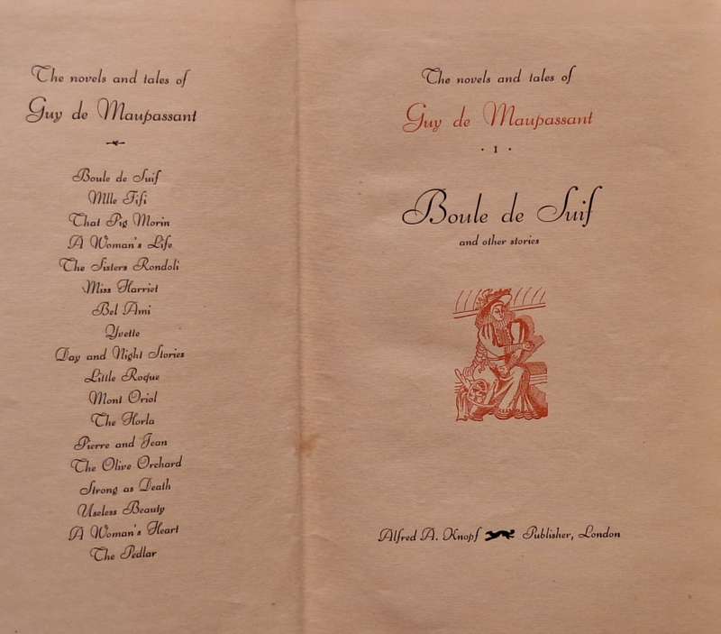 Boule de Suif and Other Stories  by Guy de Maupassant Hardcover
