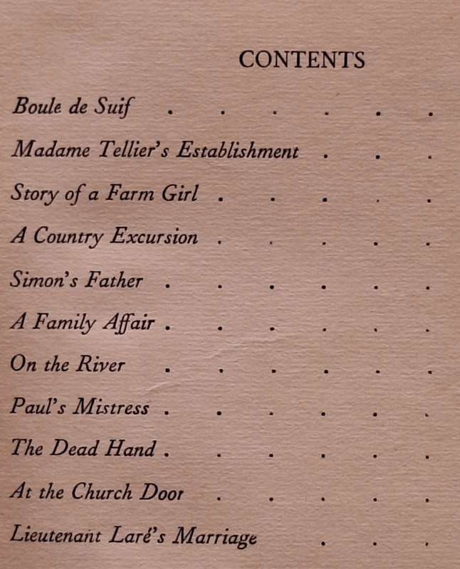 Boule de Suif and Other Stories  by Guy de Maupassant Hardcover