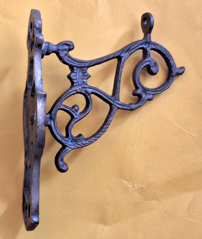 Vintage Brass Wall Fitting for Hanging Bell (without the Bell)