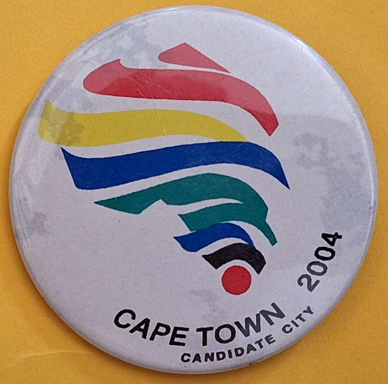 City of Cape Town 2004 Candidate City Badge (Bid for Summer Olympics)