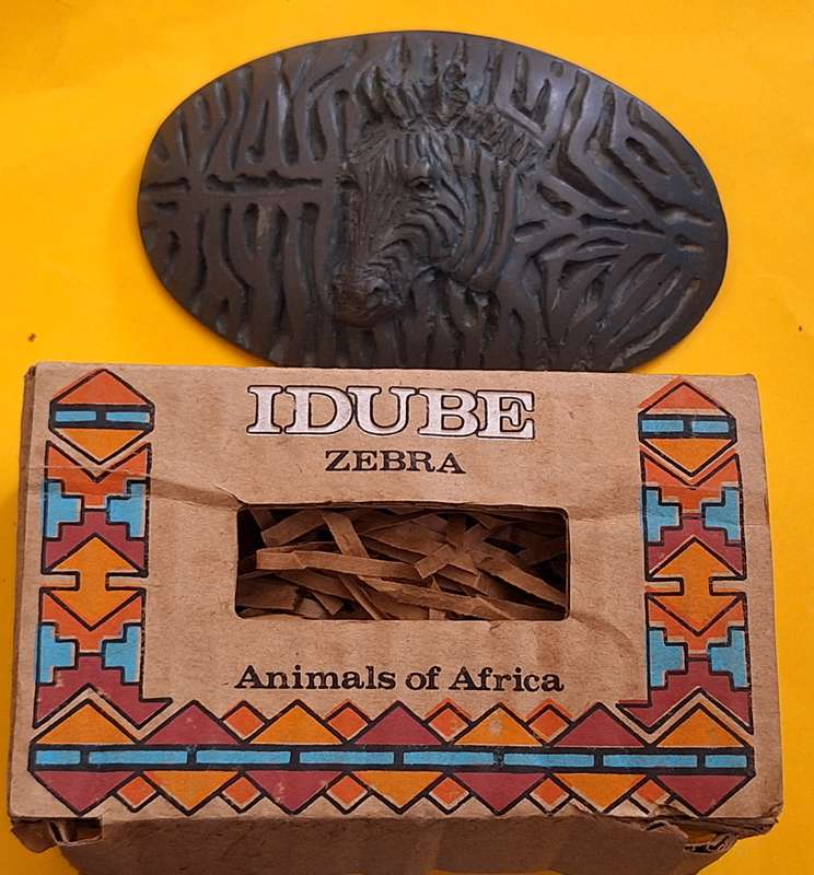 Zebra - Idube - Belt Buckle Designed by Danie de Jager in Cold Cast Bronze