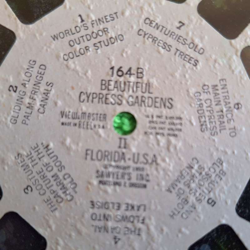 View-Master Reel 164A & 164B, Beautiful Cypress Gardens