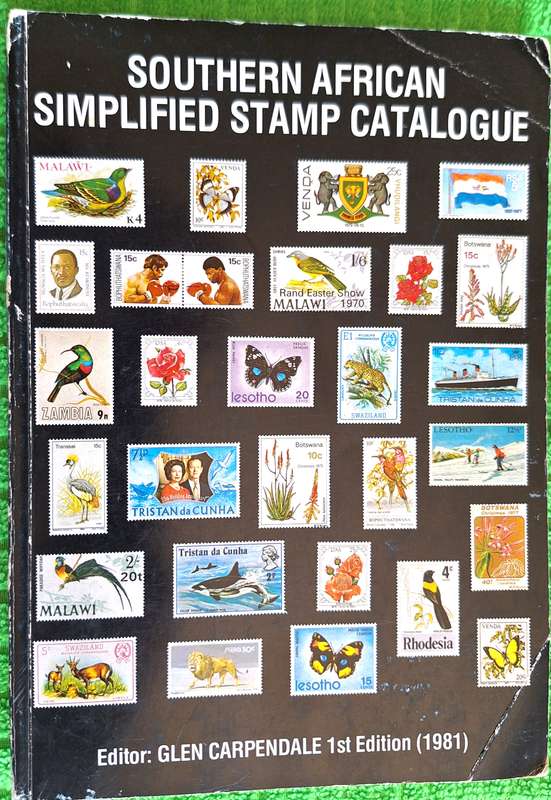 Southern African Simplified Stamp Catalogue Ed: Glen Carpendale 1st Edition (1981)