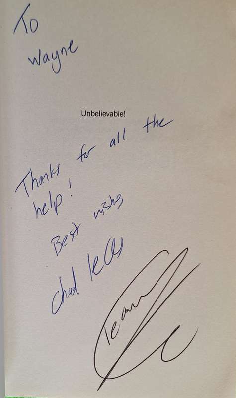 Unelievable! by Chad le Clos with Myan Subrayan Paperback  Signed