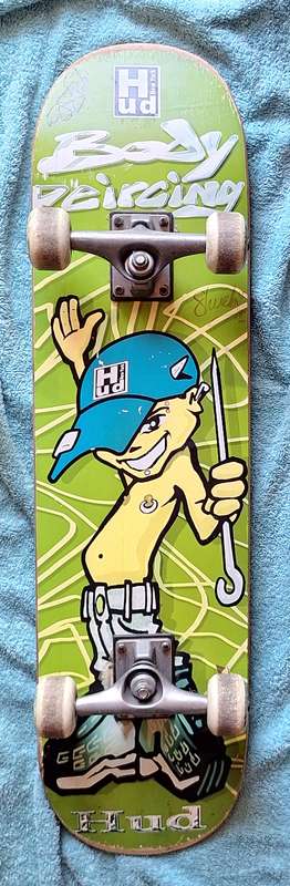 Hud New York Skateboard Body Peircing