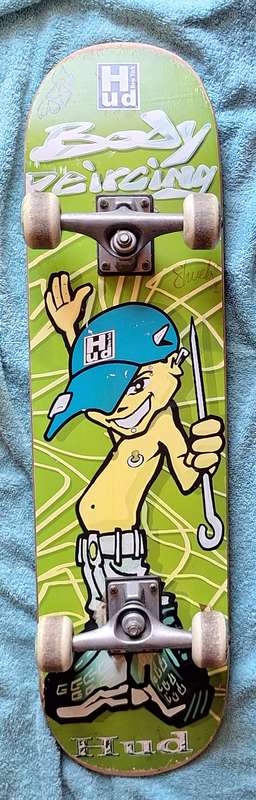 Hud New York Skateboard Body Peircing