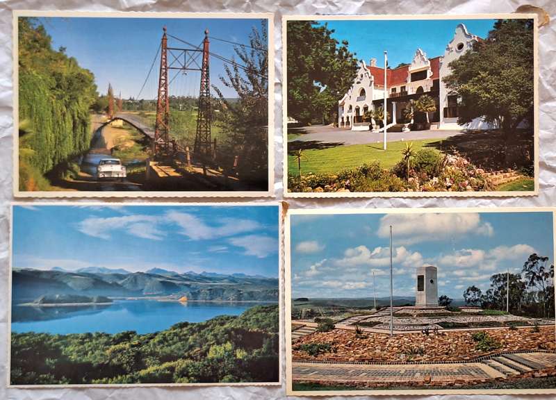 Post Card 1970's Oudtshoorn, Wilderness, Groote Schuur, Settlers Monument Grahamstown