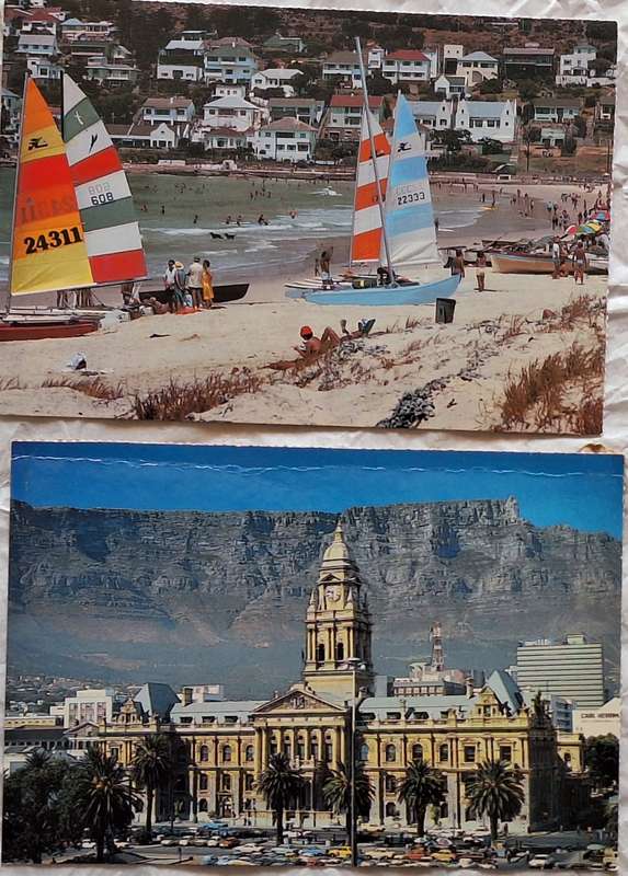 Cape Town and Fish Hoek 1970's CNA Post Cards